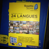 rosetta stone 24 langue neuf a vendre