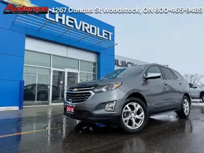 Navigation, MyLink, 8 inch Colour Touch Screen, Sunroof, Leather Seats! This 2018 Chevrolet Equinox...