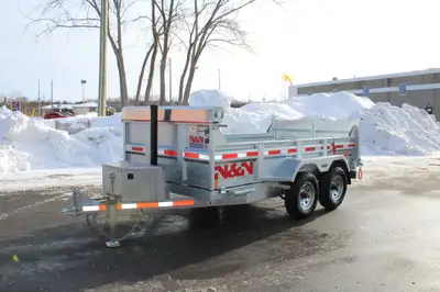 2026 N&N 6x12 Tandem Axle Galvanized Dump Trailer Financing Available From $89.49* (Bi-Weekly) $12,2...