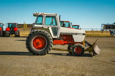 Welcome to Tractorland! 1980 Case IH 2090 Tractor with Snow Blade Classic Case IH 2090 showing 7,671...