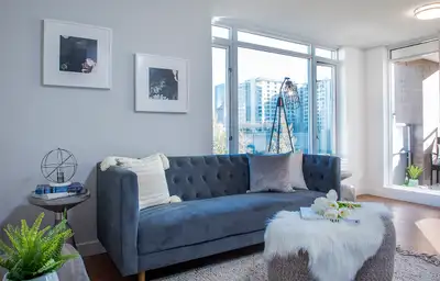 Stylish fully renovated and standard suites on Burrard & Nelson, adjacent to the Central Business Di...