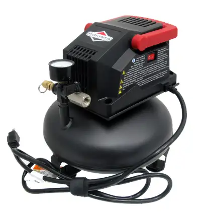 BRIGGS AND STRATTON 1 GALLON PANCAKE AIR COMPRESSOR, View more