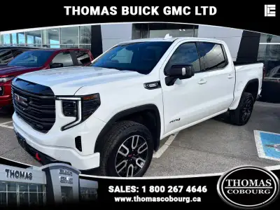 2025 SIERRA 1500 AT4 3.0L Duramax Diesel, Sunroof, AT4 Preferred pack, 20 inch wheels, Clean Carfax!...