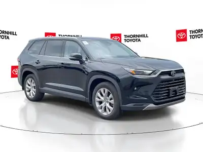 Thornhill Toyota Proudly Presents This Black 2026 Toyota Grand Highlander Hybrid with LIMITED AWD Pa...