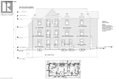Vacant building lot with approved plans for a 3-unit residential development in a growing area of St...