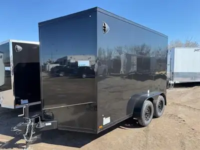 2026 Forest River 7X12 Tandem axle trailer GVWR 7000lbs with a cargo capacity of 4633lbs This Commer...