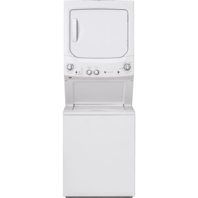 WASHER DRYER STACKABLE GE 27" WHITE OPEN BOX.MODEL.GUD27ESMWW, View more