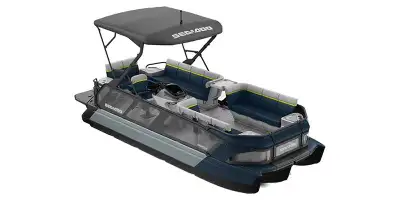 DEMO 2025 Sea-doo Switch Cruise Limited 230 in harbour blue/black. This "Top-of-the-Line" Switch pon...