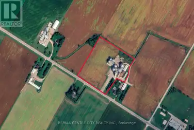 A rare opportunity to own a turnkey grain elevator! Set on 9 acres with 6 workable and tiled acres,...