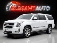 2017 Cadillac Escalade ESV Premium Luxury White Exterior on Black Interior comes with Navigation, Su... (image 2)
