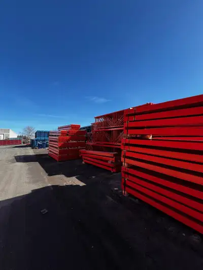 NEW AND USED PALLET RACKING BEAMS - VARIOUS SIZES - CALL NOW, View more