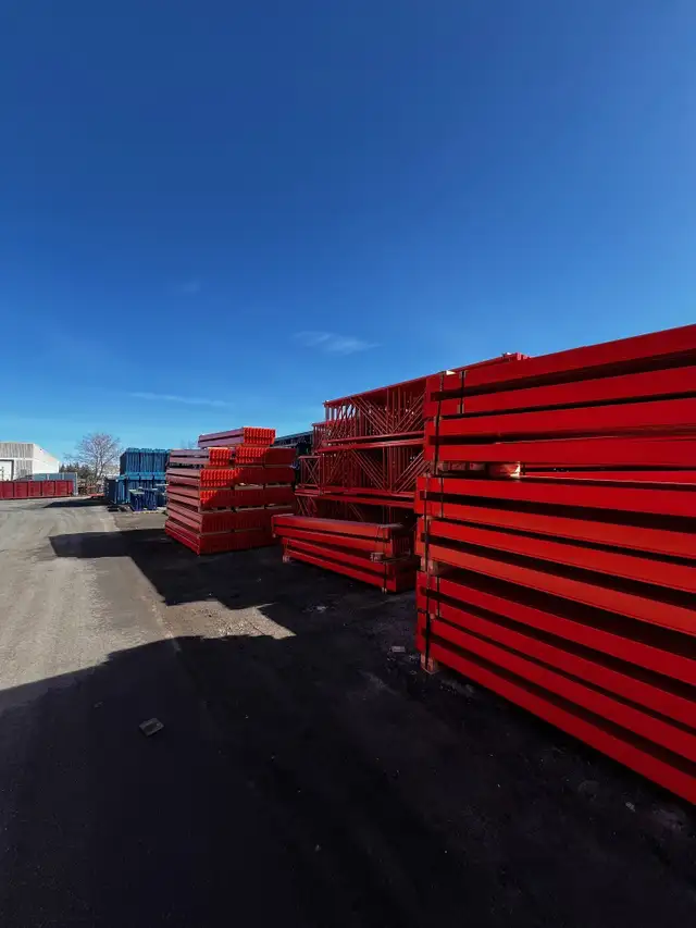 NEW AND USED PALLET RACKING BEAMS - VARIOUS SIZES - CALL NOW in Industrial Shelving & Racking in Brantford - Image 2