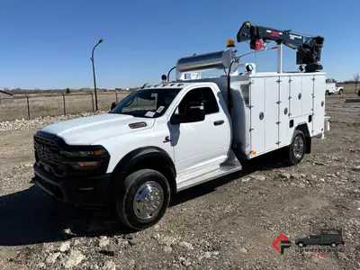 Countryside Fleet UNUSED - 2025 Dodge Ram 5500HD 4x4 Regular Cab Service Truck + 6.7L Cummins Diesel...