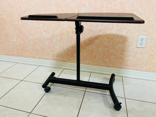 Small Adjustable Laptop Table 29"(W) x 16"(D) x 28"-36"(H) in Dining Tables & Sets in Markham / York Region - Image 4