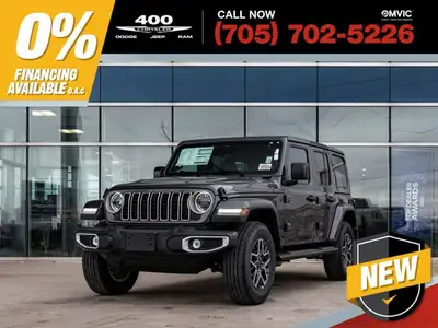 Welcome to 400 Chrysler Dodge Jeep Ram. The 2026 Jeep Wrangler is a brand new, iconic 4x4 SUV built...