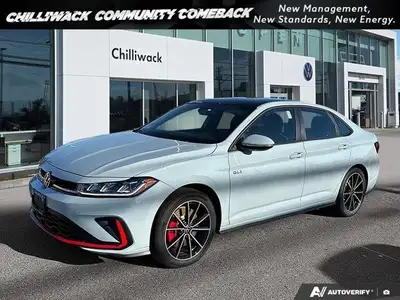 This Volkswagen Jetta GLI in the incredible blue like monument grey delivers a Intercooled Turbo Pre...