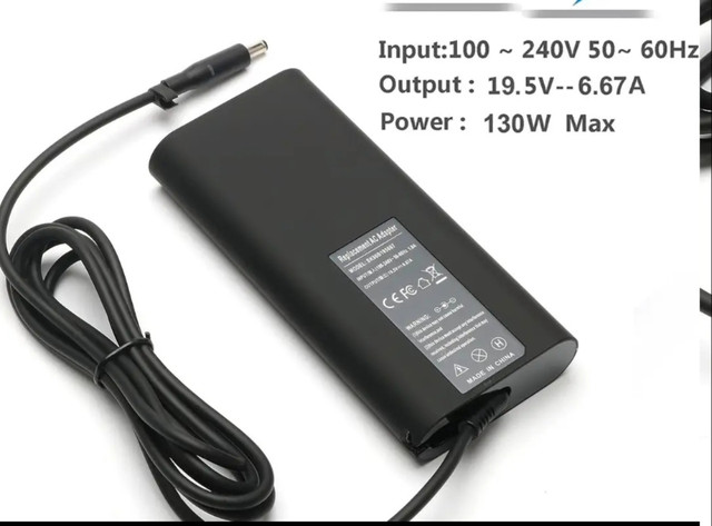 EBKK 130W Laptop Charger for Dell Precision 5540 5520 5510 5530 in Cables & Connectors in Gatineau - Image 4