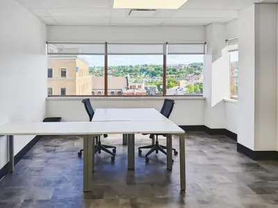 Get started right away with a ready-to-use office space to rent for two. Make a home for your busine...