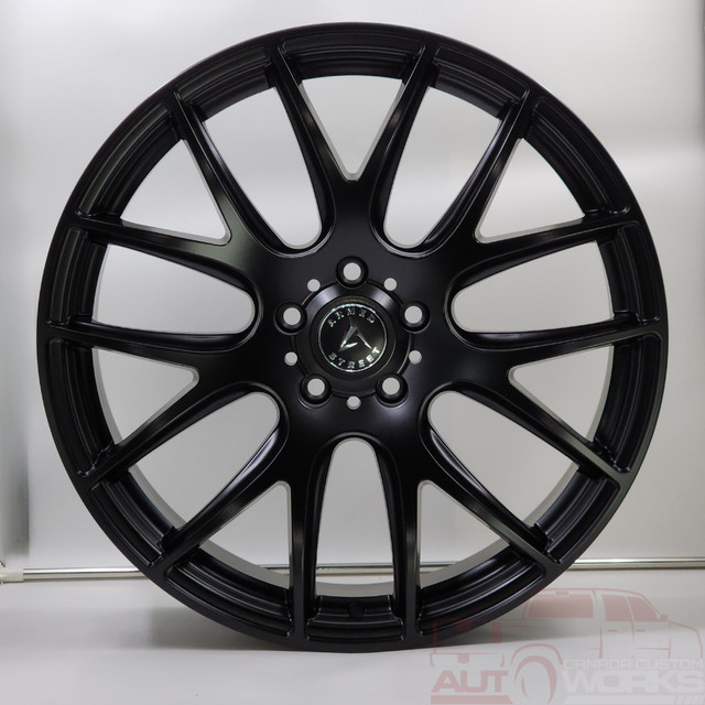20" BLACK, DIRECTIONAL Armed Ammo- $1090/Set!  BRAND NEW WHEELS in Tires & Rims in Red Deer