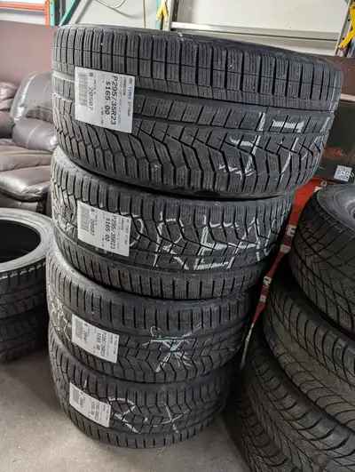 SET OF 4X P295/35R23 295/35/23 HANKOOK WINTER ICEPT EV02 SUV TAG # 20507 ** Please read details belo...