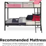 NEW TWIN OVER TWIN METAL FRAME BUNK BED 666931 in Other in Red Deer - Image 8