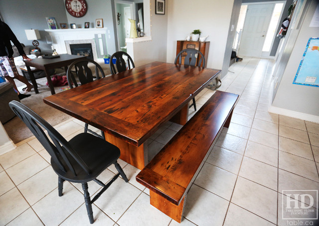 Ontario Barnwood Modern Tables / www.table.ca in Dining Tables & Sets in Cambridge - Image 3