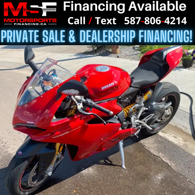 2017 DUCATI PANIGALE S 1299 (FINANCING AVAILABLE) in Sport Bikes in Strathcona County - Image 2