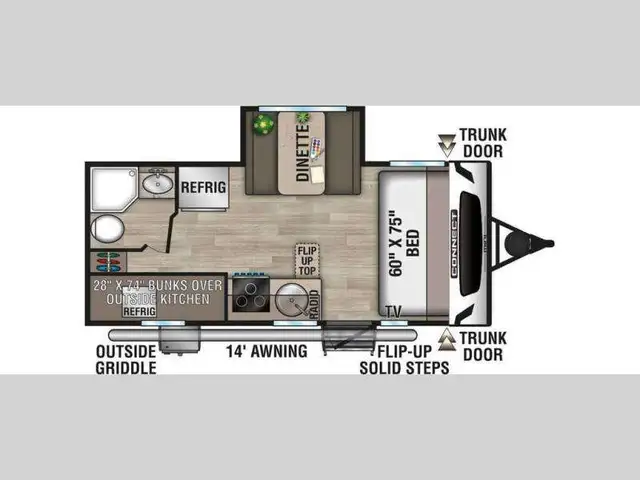 2024 K-Z Connect Mini CM191BHK in Travel Trailers & Campers in Penticton - Image 4