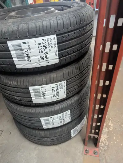 SET OF 4X P185/65R14 185/65/14 STARFIRE SOLARUS AS ( all season ) TAG # 19402 Used tires in excellen...