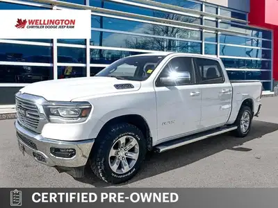 Bright White Clearcoat 2023 Ram 1500 Laramie 4WD 8-Speed Automatic HEMI 5.7L V8 VVT Come And Experie...