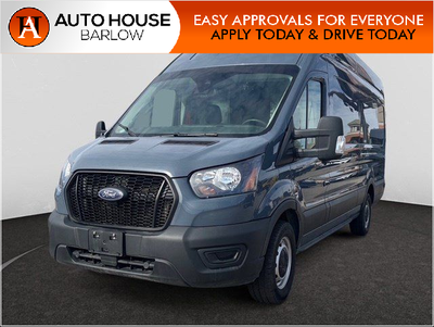 2021 FORD TRANSIT CARGO VAN T-250 148 HIGH ROOF WITH 1049966 KMS. WITH BACKUP CAMERA, A/C, POWER WIN...