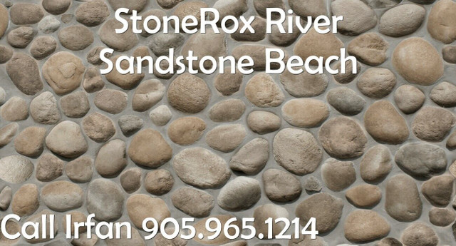 StoneRox River Stone Sandstone Beach Stone Veneer Stone Rox in Outdoor Décor in Markham / York Region