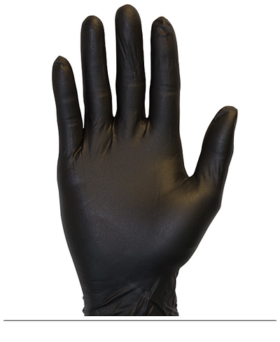 DimondShield Nitrile Exam. 8mil Gloves Black - Large $7/Box of50, View more