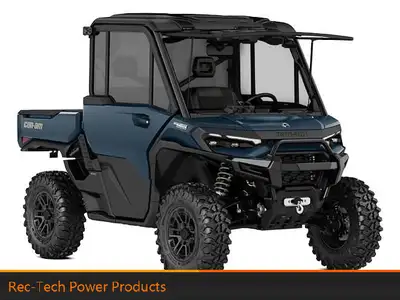 2026 Can-Am Defender LIMITED CAB HD11 Dusty Navy Just landed at Rec-Tech Power Products: the 2026 Ca...