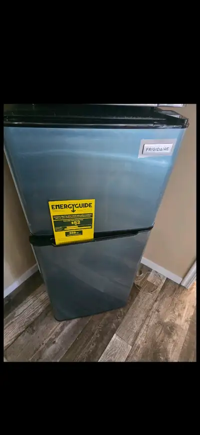 Fridgeadaire stainless steel mini fridge like new $150, View more