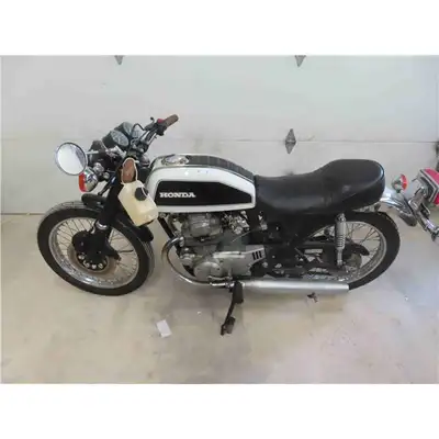 1975 Honda CB200 Motorycle (Not Running) No TOD , Serial# 2107194 Lot 9 Selling through an online au...
