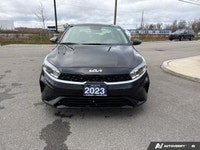 Recent Arrival! Odometer is 858 kilometers below market average! Black 2023 Kia Forte LX FWD CVT 2.0... (image 1)