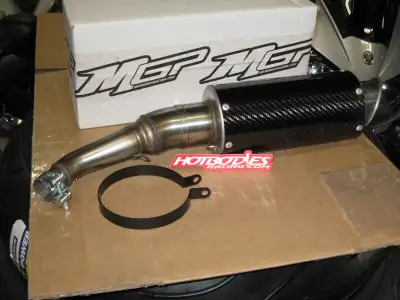 sonic cycle has a brand new in the box 2013 - 2015 msx - 125 grom mgp carbon fiber slip on pipe . al...