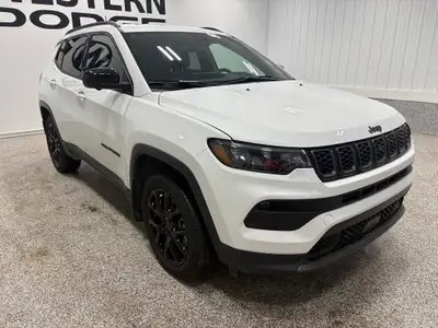 2025 Jeep Compass Altitude ALTITUDE | HEATED SEATS + WHEEL | SAFETY GROUP | R 4WD. Bright White Clea...