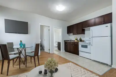 Amenities: Heat & Water Included • Great Location • Security Cameras Suite & Building: Spacious bach...