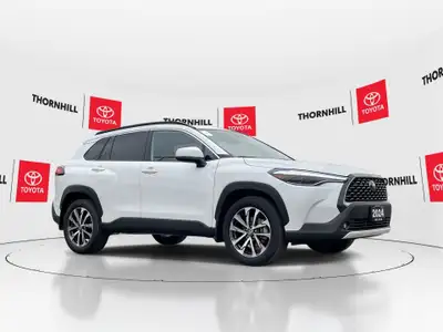 Thornhill Toyota Proudly Presents This White 2024 Toyota Corolla Cross with XLE AWD Package, Featuri...