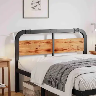 *BNIB!* 40 Inch High Wood Headboard Queen Only... LOT# 297, View more