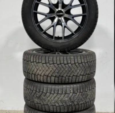 Like new Pirelli 225 50 17 winter tires 225/50R17 snow tires on custom 5x112 wheels or rims for Audi...