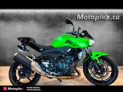 2023 KAWASAKI Z400 *2337 KM* Z400 2337 KM GARANTIE PROLONGÉE jusqu'à 4 ans disponible et plan d’entr...