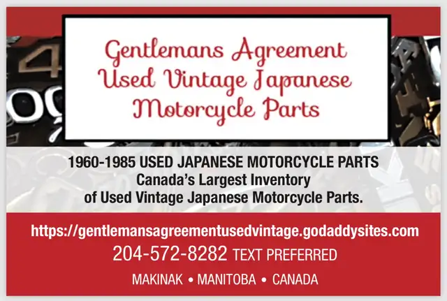 Canadas Largest Inventory Of Vintage Japanese Motorcycle Parts in Motorcycle Parts & Accessories in City of Montréal - Image 2