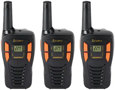 Cobra GMRS 26-km Rechargeable 2-Way Radios/Walkie Talkie 3-Pack, View more