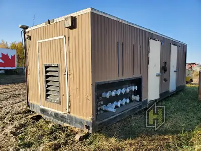 KAMAG Brushless 100KW AC Skid Mount Generator Shack Deutz V8 air cooled diesel engine Kamag brushles...