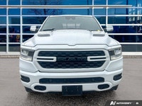 Stunniing Bright White 2022 Ram 1500 Sport 4X4, 8-Speed Automatic, HEMI 5.7L V8, Navigation, Heated... (image 8)