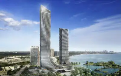 Waterfront Living! Brand New Eau Du Soleil Building At Parklawn & Lakeshore. Gorgeous Views Of Lake...