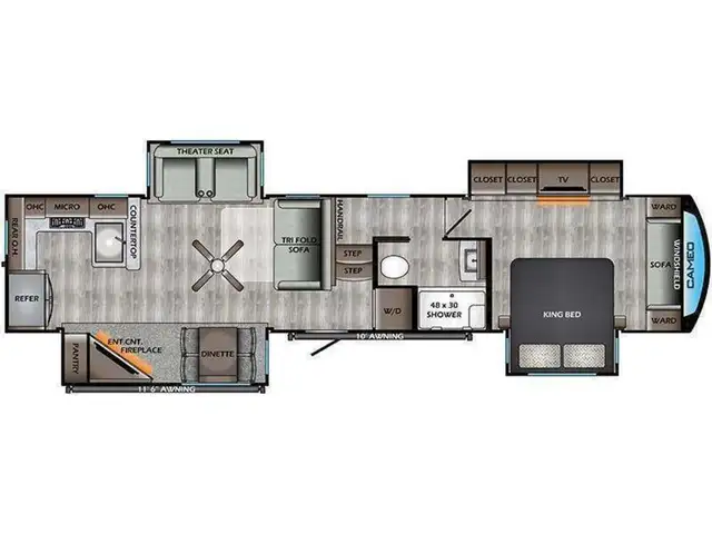 2020 Crossroads Cameo CE3801RK in Travel Trailers & Campers in St. Albert - Image 3
